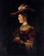 Rembrandt Peale Saskia in Pompous Dress Spain oil painting artist